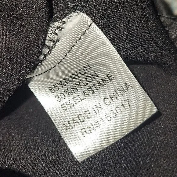 Princess Polly Faux Leather Flagstaff Pant | Black | 6 - Picture 8 of 8